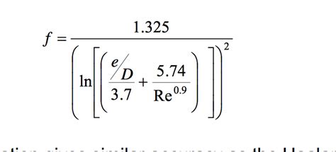 Colebrook White Equation - Tessshebaylo