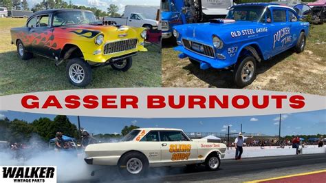 Vintage Gasser Burnout - Drag Race Compilation - Old School Racing - # ...