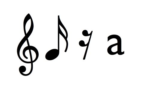 Musical Font Free Web Noto Music Is A Font That Contains Symbols For The Modern, Byzantine And ...