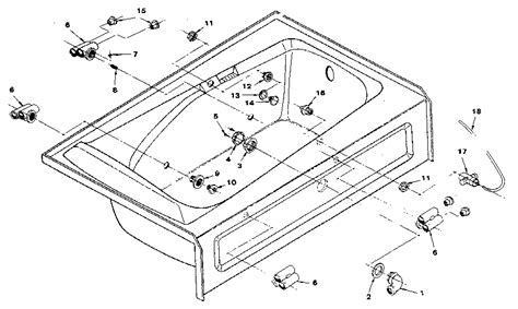 Jetted Tub Jacuzzi Whirlpool Bath Parts Diagram : replacement part G28 ...