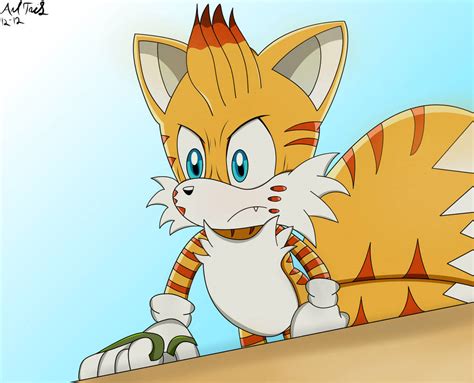 Mangey Tails the Fox (Sonic Prime/Sonic X Redraw) by AndTails1 on DeviantArt