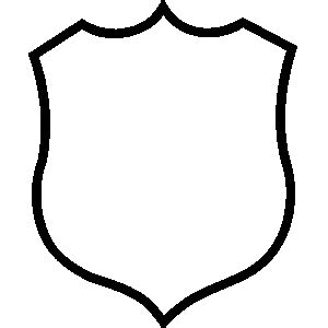 Police Badge Outline - ClipArt Best