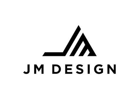 Premium Vector | Jm logo design vector illustration