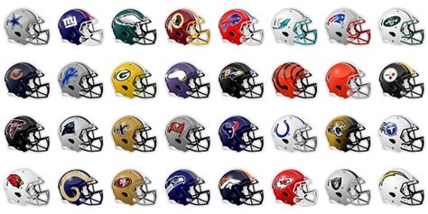 NFL's Best Looking Helmets - All 32 Teams