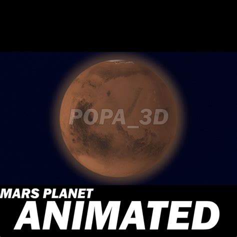 mars planet 3d model