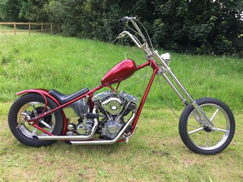 Harley Davidson old school Shovelhead chopper | Shovelhead chopper, Classic harley davidson ...