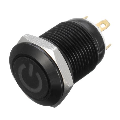 12V 4 Pin 12mm LED Metal Push Button Momentary Power Switch Waterproof – Alexnld.com