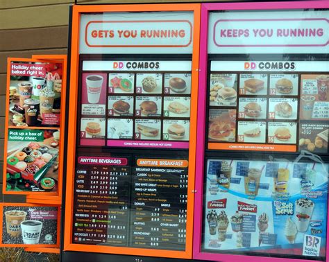 dunkin donuts menu drinks