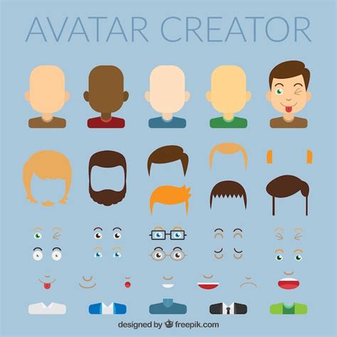 Premium Vector | Avatar creator