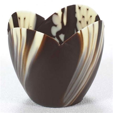 Chocolate Tulip Cups for Sale | Chocolate Dessert Cups