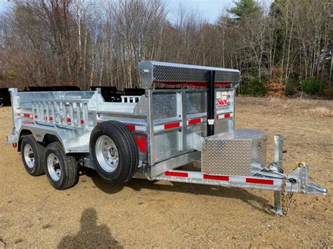 2023 N&N Trailers 7x14 Galvanized 14K Dump Trailer w/Tarp Kit & Ramps | Central NH Trailers ...