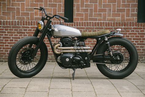 Kawasaki W650 Custom by Pancake Customs – BikeBound