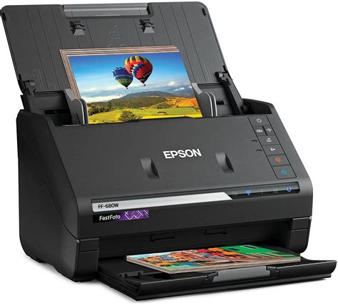 Epson FastFoto FF-680W Wireless High-Speed Photo and Document Scanner ...