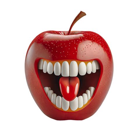 Apple, Funny Cartoon, Fruit Free Stock Photo - Public Domain Pictures