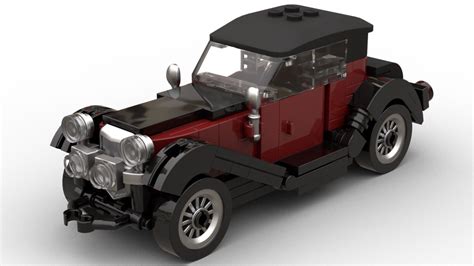 LEGO MOC Classic Classy Vintage Car by Schwimpy | Rebrickable - Build with LEGO