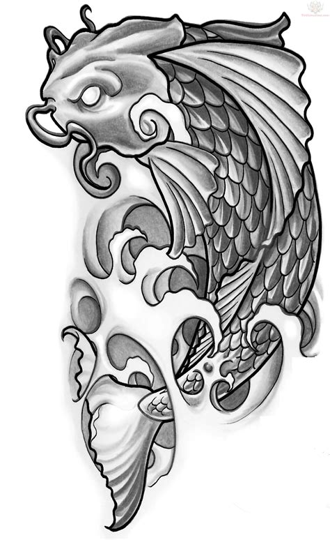 30 Koi Tattoo Design And Displacement Ideas - The Xerxes