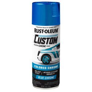 Rust-Oleum Chrome Blue Oleum Premium Custom Spray Paint 10oz