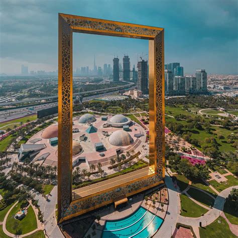 The Dubai Frame - observation platform with 360° view