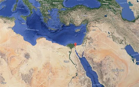 Suez Canal Location On World Map