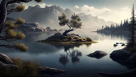 Free Photo | Nature beauty reflected in tranquil mountain lake ...