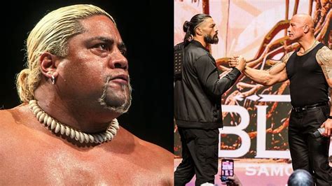 Rikishi sends a cryptic two-word message after The Rock and Roman ...