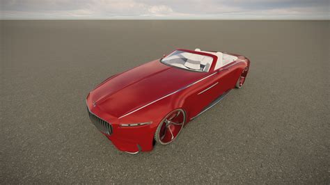 Mercedes Benz Maybach Vision 6 Cabriolet - 3D Model by AlphaGroup