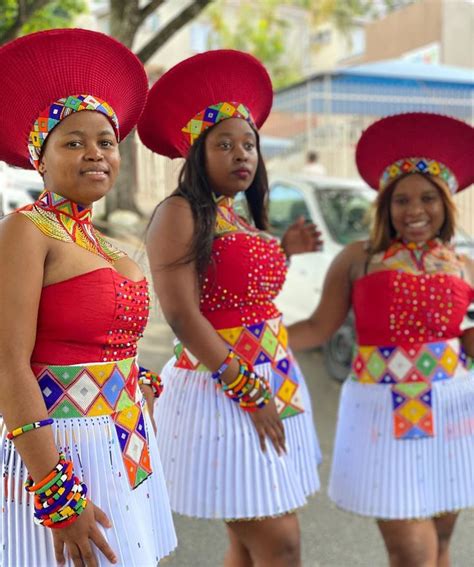 ZULU SHWESHWE WEDDING DRESSES DESIGNS | Zulu traditional attire, South african traditional ...