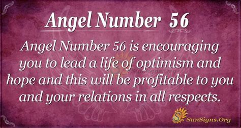 Angel Number 56 Meaning - Tap On Your Resourcefulness - SunSigns.Org