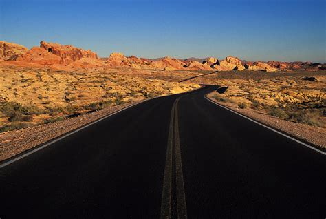 Nevada. Desert Road Photograph by Anonymous - Fine Art America