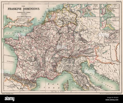 Carolingian empire map hi-res stock photography and images - Alamy