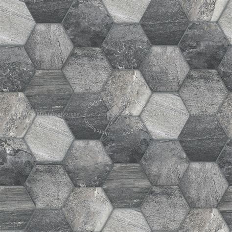 Hexagonal stone tile texture seamless 16865