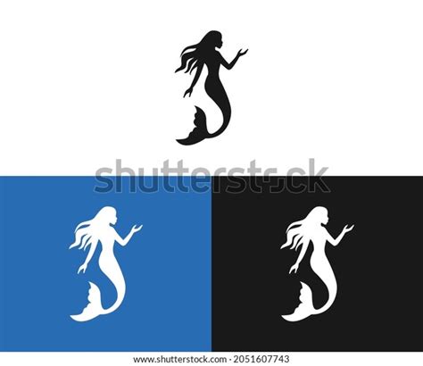 Mermaid Logo Design Vector Illustration Stock Vector (Royalty Free) 2051607743 | Shutterstock