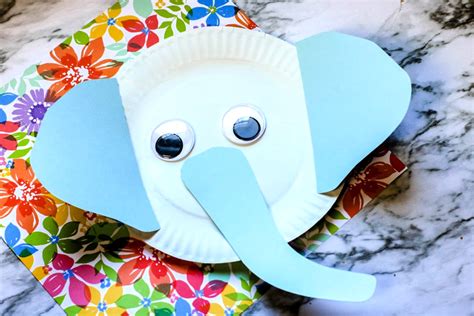 Elephant Paper Plate Craft - Mom. Wife. Busy Life.