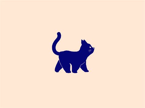 Animated Cat Walking Gif