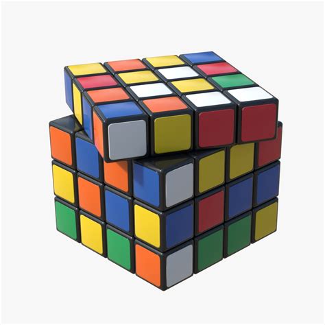 Animated Rubiks Cube 4x4 3D - TurboSquid 2053794