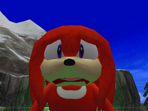 Sonic Hell, Is a sad Knuckles possible? Y'know like with...