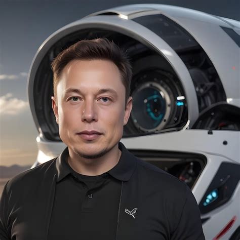 A Elon Musk portrait | Premium AI-generated image