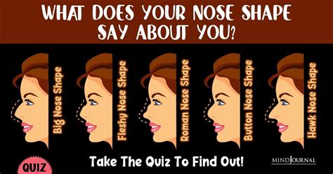 Nose Shape Personality Test: What Does Nose Shape Say About Personality ...