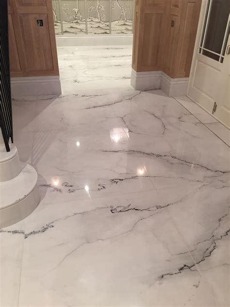 White Marble Floor in Marlow - Hard Floor Cleaning and Restoration throughout Berkshire ...