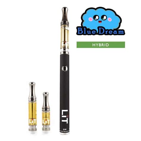 Blue Dream THC Vape Pen Kit or Refill Cartridge (Hybrid) | LiT Vape ...