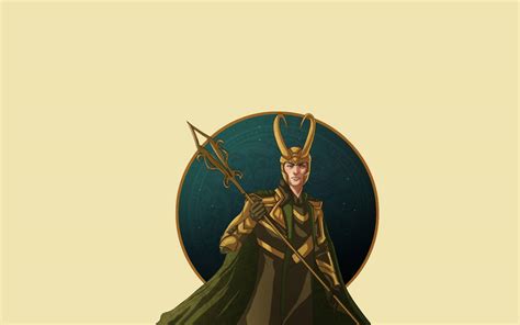 Download Bright colors and a mischievous smirk come together in this Loki Cartoon Artwork ...