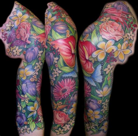 Flower Tattoo Sleeves Female - Beautifull Rose