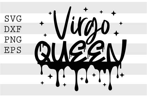 Virgo queen SVG By spoonyprint | TheHungryJPEG