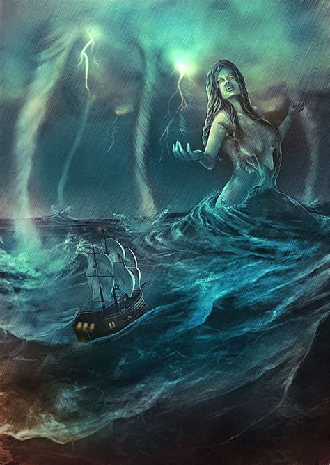 Coolest mermaids, sea goddesses and lady sea monsters (part 1)