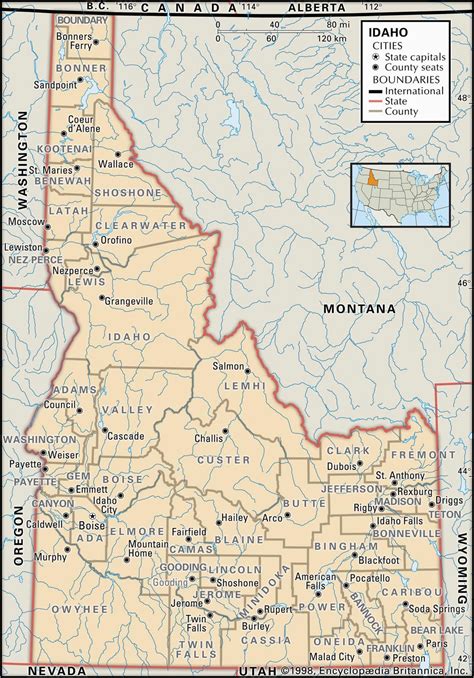 Oregon and Idaho Map | secretmuseum