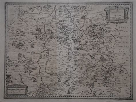 Europe, Map - France / Lorraine; J. Janssonius - Lotharingia Septentrionalis - 1621-1650 - Catawiki