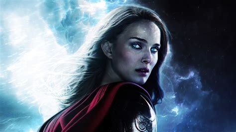 Jane Foster Marvel Comics Natalie Portman Thor 4K HD Thor Love and Thunder Wallpapers | HD ...