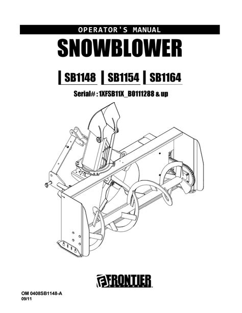 John Deere 44 Snowblower Manual