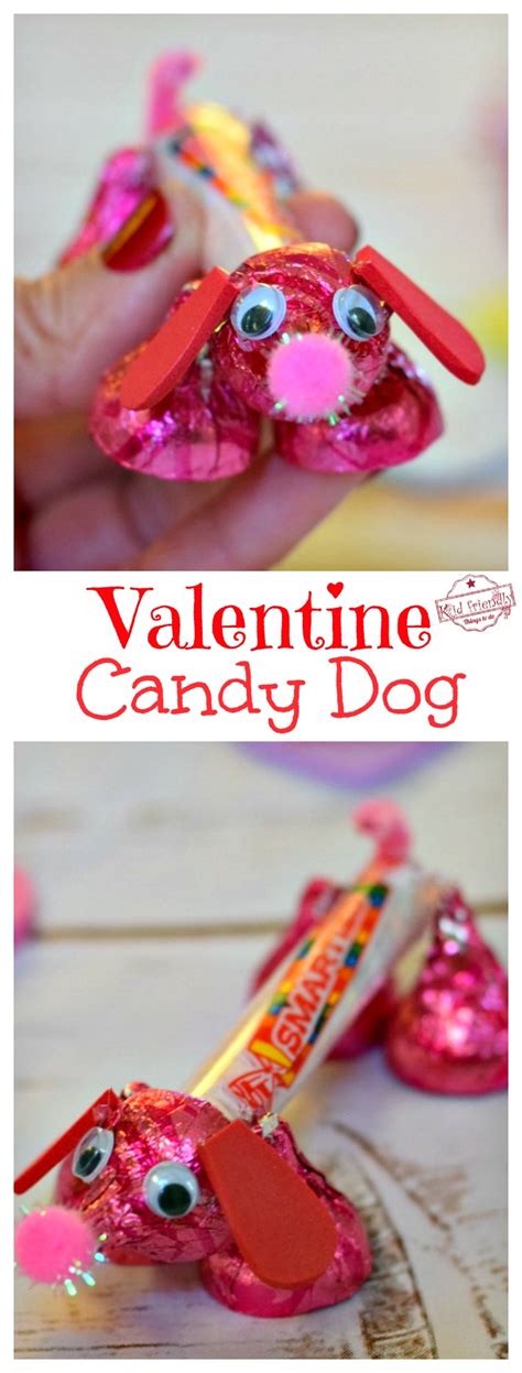 Make A Valentine's Candy Dog for a Fun Kid's Craft and Treat