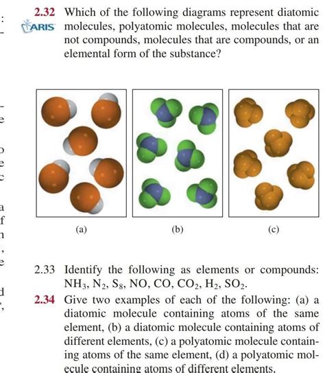 Polyatomic Molecules Examples